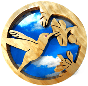 Hummingbird cutout