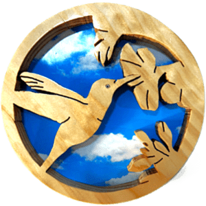 Hummingbird cutout