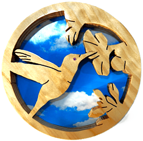 Hummingbird cutout